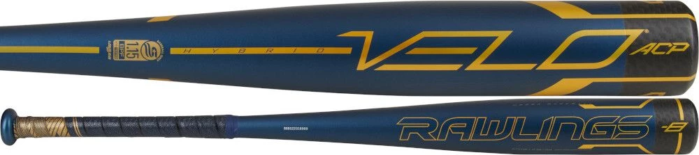 2022 Rawlings Velo ACP USSSA Balanced Baseball Bat (-8oz) UT1V8