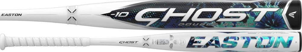 2022 Easton Ghost Tie Dye Double Barrel Women's Balanced Fastpitch Softball Bat (-10oz) FP22GHT10