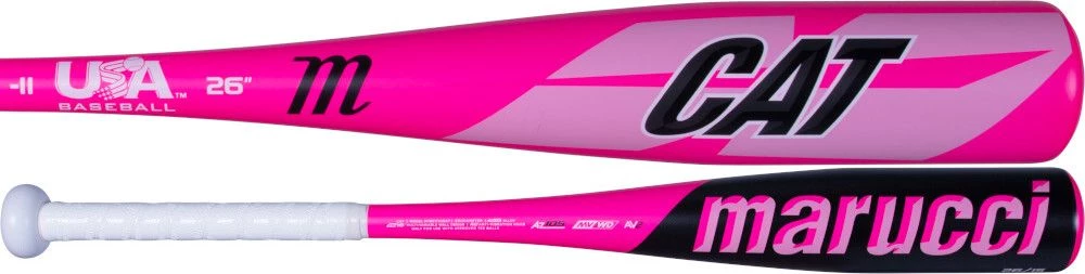 2022 Marucci CAT USA Balanced Pink Tee Ball Bat (-11oz) MTBCY11USAP